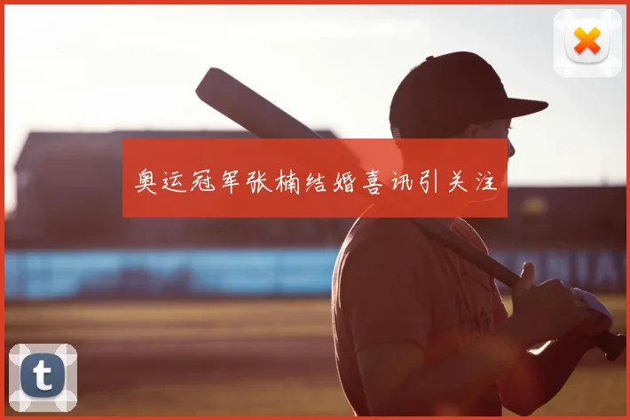 奥运冠军张楠结婚喜讯引关注